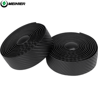 Pita Stang Sepeda PU EVA 3Mm Anti Selip Lembut Bersirkulasi Udara Pita Batang Sepeda Jalan 2100Mm Lebar 30Mm Hitam