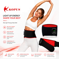 Ceinture de luminothérapie rouge pour les douleurs lombaires, la récupération musculaire et les douleurs articulaires, thérapie infrarouge 660nm 850nm, enveloppement thérapeutique rechargeable, OEM ODM
