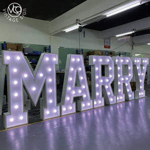 ตัวอักษรป้ายไฟ4ft แต่งงานกับฉันมีตัวอักษรเรืองแสงขนาด4ฟุต - Product Image 1