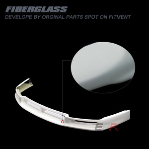 ขอบด้านหน้าสไตล์400R (สำหรับ Nissan Skyline BCNR33 GTR กันชนหน้า400R) วัสดุกระจกแบบไม่ทาสี - Product Image 5