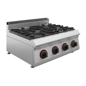 <span class=keywords><strong>Cocina</strong></span> comercial Estufa <span class=keywords><strong>de</strong></span> gas <span class=keywords><strong>de</strong></span> <span class=keywords><strong>4</strong></span> quemadores Estufa <span class=keywords><strong>de</strong></span> gas <span class=keywords><strong>de</strong></span> <span class=keywords><strong>mesa</strong></span> profesional <span class=keywords><strong>de</strong></span> acero inoxidable para hoteles Restaurantes Suministro directo - Product Image 1