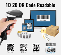 Escáner de Código de Barras Inalámbrico USB de Mano Serie JR05, Resistente a Caídas de 1.5m, Batería de 2000mAh, Lector de Códigos QR para Uso en Almacenes