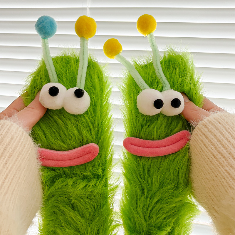 Chenille verte