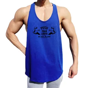 Summer Absorb Sweat Quick Dry Gym Bodybuilding Men Tank Tops Mesh Running Sport Fitness Sleeveless Shirt Racer Back Fashion Vest