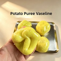 Southpeak Masher à pommes de terre Vaseline Squeeze Ball Squishy Factory Mochi Outil de thérapie manuelle pour TDAH, autisme et anxiété, saveur noix de coco 100g