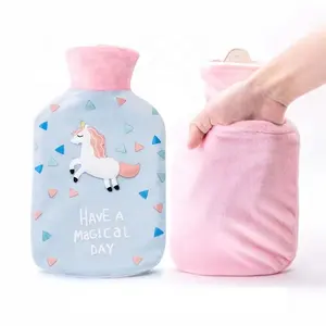 Premium Classic1000ml Rubber Hot Water Bottle With Twill Rubber Hot Water Bag