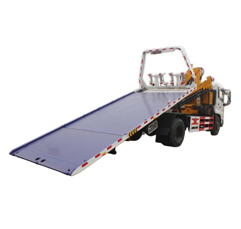 Flatbed Wrecker with 6 Ton Crane