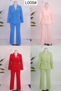 Nuevos Diseños de Trajes de Negocios para Mujer Talla Grande, Conjunto de Dos Piezas, Trajes de Pantalón para Oficina para Damas - Product Image 6