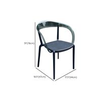 Ensemble de table et chaises de salle à manger d'extérieur AJUNION, table rectangulaire et chaises empilables en plastique, ensemble de 7 pièces, résistant aux intempéries