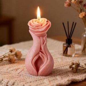 Molde de Silicona para Velas Aromáticas con Forma de Ramo de Rosas Románticas, Manualidades Decorativas para el Día de San Valentín, Empaquetado Individualmente - Product Image 2