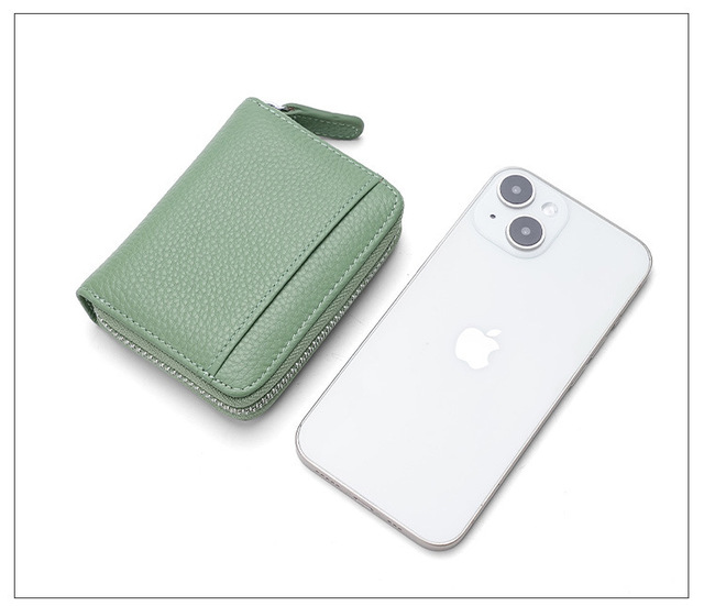 Slim Bifold Wallet with RFID Shielding and Large Capacity Holds up to 20 Cards Plus Loose Change for Everyday Use