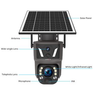 Kamera Keamanan Luar Ruangan LS VISION 4G 6MP 50X ZOOM dengan Video HD Tenaga Surya untuk Penggunaan Luar Ruangan, Pelacakan Humanoid, Aplikasi Ubox, Kualitas Tinggi - Product Image 6