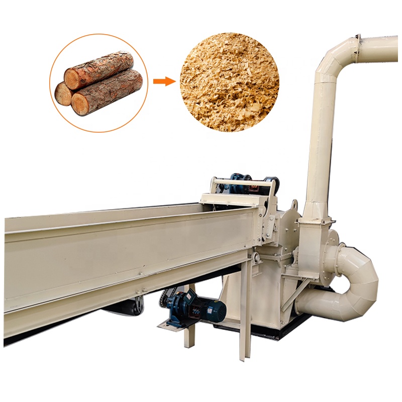 Wood Sawdust Crusher Machine Industrial Wood Crusher Making Sawdust Tree Branch Leaves Wood Sawdust Crusher Machine