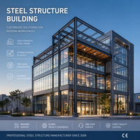 Almacén de Estructura de Acero Q355B, Taller Industrial Prefabricado, Almacenamiento, Estándar ASTM, Planos de Construcción Metálica de Alta Resistencia al Viento