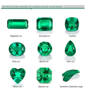 มรกตแซมเบียแบบไฮโดรเทอร์มอลขนาดเล็ก 1.1 มม.-2 มม. ราคา มรกตแซมเบียทรงกลมเจียระไนแบบมรกต ผลิตในห้องปฏิบัติการ - Product Image 2