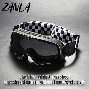 2026 New Fashionable <strong>Snow</strong> Skiing <strong>Goggles</strong> Big Frame Motorcycle Sunglasses with Breathable Comfortable Sponge Grid Belt for Winter - Product Image 2