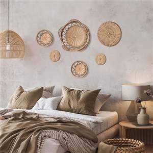 Maison de campagne décor choses étranges maison lune chambre articles <span class=keywords><strong>macramé</strong></span> mur miroir <span class=keywords><strong>suspendu</strong></span> <span class=keywords><strong>Pot</strong></span> Net Macane gland - Product Image 4