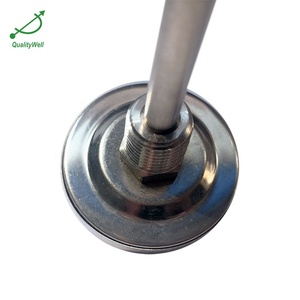 1.6 ''(40mm) Acier inoxydable 304 Connexion arrière Thermomètre bimétallique <span class=keywords><strong>Lunette</strong></span> pressée - Product Image 6