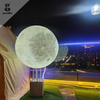 Lampe solaire LED extérieure en forme de lune pour jardin, cour, pelouse, décoration de Noël