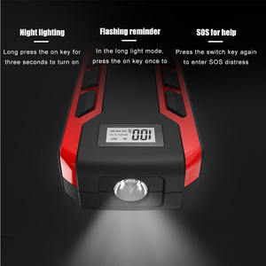 Démarreur de voiture portable multifonction mini 12V <span class=keywords><strong>10000mAh</strong></span>, batterie au lithium, booster de puissance, secours automobile - Product Image 4