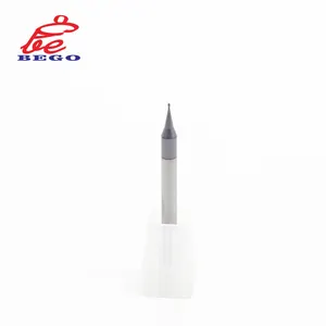Tungsten Carbide 0.5mm Micro Size Endmill voor CNC