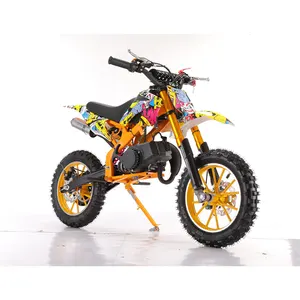 Venta caliente 49cc CE certificado motocross pocket bike para niños al aire libre 50cc dirt bike cuatro estilos están disponibles