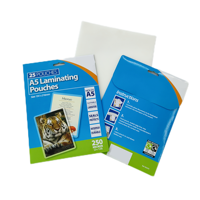 Pochette de plastification de carte PET A2 A3 A4 A5 A6 125 150 350 microns Pochettes de plastification de film de plastification thermique de taille A4