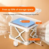 Boîte de rangement pliable en plastique anti-moisissure et anti-humidité grande capacité pour fourmis
