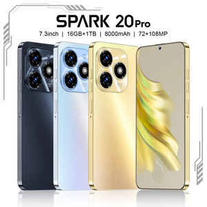 Precio de fábrica 7,3 16 + 256GB Pantalla Led <span class=keywords><strong>Techno</strong></span> <span class=keywords><strong>Spark</strong></span> 20 Prix con teléfono inteligente de gran memoria en versión global francesa - Product Image 3