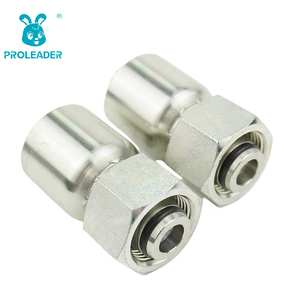 20511-TRW Raccord hydraulique série lourde femelle zingué avec adaptateur de connexion de tube de tuyau de joint torique d'écrou serti - Product Image 5