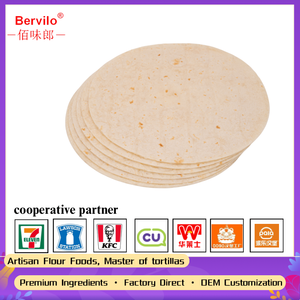 Wrap mexicain Bervilo 8 pouces saveur pure, rouleau de poulet à l'ancienne de Pékin, enveloppe de tortilla de maïs, petit-déjeuner prêt à réchauffer <span class=keywords><strong>et</strong></span> à consommer - Product Image 4