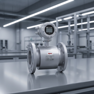 عداد تدفق المياه المغناطيسي الرقمي عالي الموثوقية، عداد تدفق متغير المساحة من الفولاذ المقاوم للصدأ، عداد تدفق عن بعد 24 فولت للسوائل ومياه الصرف الصحي - Product Image 1