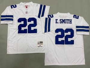 2526 Maillots rétro des Dallas Cowboys en gros de Chine # 22 E.Smith Maillots de football américains rétro, chemises de football vintage unisexes - Product Image 5
