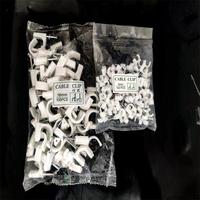 Direct Deal 6mm Fine Nylon Cable Clips Solution de gestion des câbles en plastique bon marché et de haute qualité