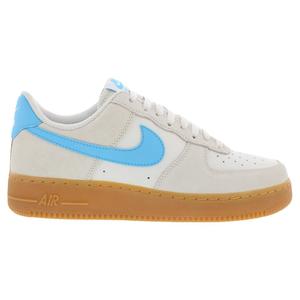 Zapatillas Nike Air Force 1 '07 LV8 de cuero unisex Phantom Baltic Blue Gum Yellow - Product Image 1