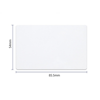 Angepasste Smarte RFID-Plastikkarte 125Khz T5577 13.56Mhz M1 EV1 Mini PVC Blanko-Karte
