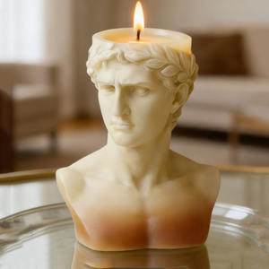 Moldes de Silicona para Velas con Forma de <span class=keywords><strong>Cabeza</strong></span> de Figura <span class=keywords><strong>Griega</strong></span> Antigua YS, Moldes para Fundición de Cajas de Almacenamiento de Yeso, Suministros para Hacer Macetas de Flores de Hormigón DIY - Product Image 2