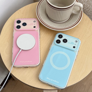 เคสโทรศัพท์แม่เหล็ก IMD ลายดอกทานตะวันสีรุ้งไล่เฉดสีทอง รุ่นซัมเมอร์ สำหรับ iPhone 17 16 15 Pro Max  ฝาหลังแบบเลเซอร์  สำหรับสาวๆ - Product Image 3