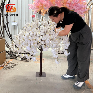SMOOTH - Centro de Mesa de Flores Artificiales de Seda Sintética de 100 cm para Decoración de Mesa de Boda, Eventos y Fiestas, Árboles de Sakura Artificiales, Árbol de Flores de Cerezo - Product Image 6