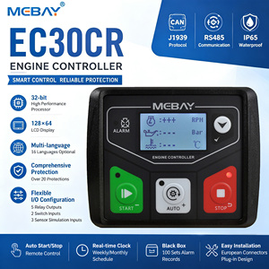 MEBAY EC30CR Motorsteuergerät Auto-Start-Stopp-Modul mit CAN J1939 RS485 Kommunikation für Wasserpumpen-Generator - Product Image 1