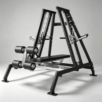 Machine de musculation professionnelle Iso-Lateral à double système en métal pour press à plat, réglable et durable, avec système Smith pour développé couché, et sécurité pour les bras et les épaules en salle de sport