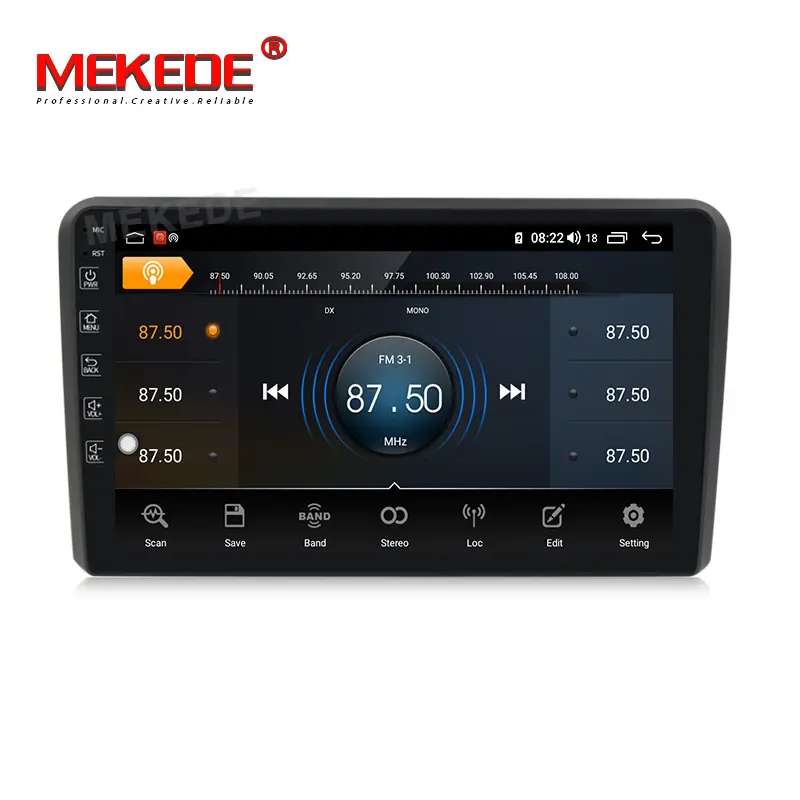 Mekede 새로운 5G M300 M500 M600 안드로이드 10 8 코어 6 + 128GB Audi A3 GPS 1280 QLED 스크린 RDS Carplay autoradio DSP