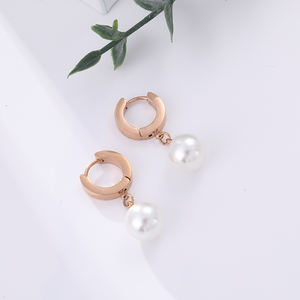 Conjunto de joyería de acero inoxidable chapado para mujer de alta calidad para mujer Pendientes DE DISEÑO DE ACERO INOXIDABLE - Product Image 3