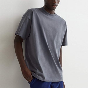 T-shirt Oversize Personnalisé Streetwear à Épaules Tombantes pour l'Été – T-shirt Vierge en Coton Lourd 100% – Fabricant - Product Image 4