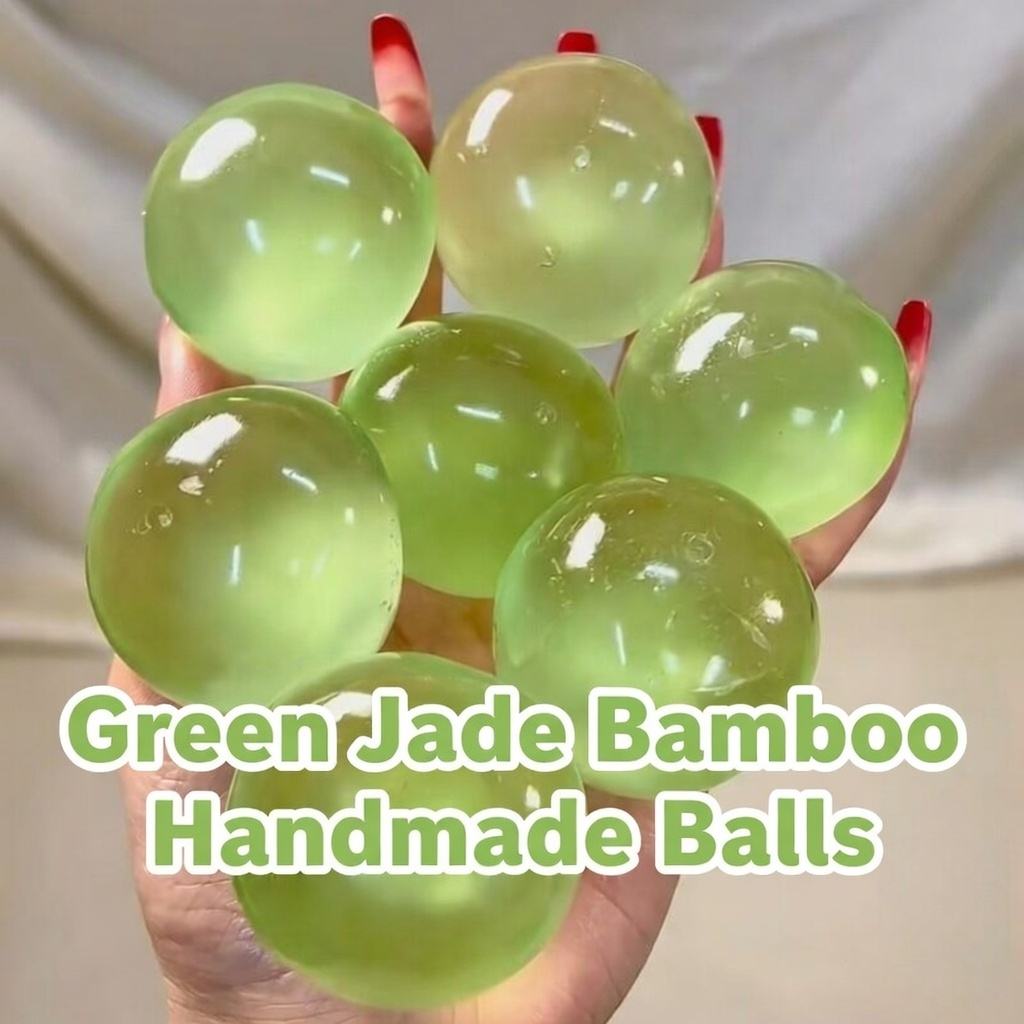 Green grape beads [6 cm]