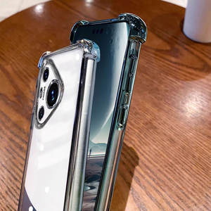 Huawei Pura 70 Pro Ultra P60 50 इलेक्ट्रोप्लेट केस के लिए पारदर्शी फोन कवर, साधारण केस कैमरा लेंस प्रोटेक्शन Sjk434 लॉडटेक - Product Image 2