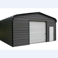 Garage en acier léger standard, rapide et fiable, préfabriqué, durable, multifonctionnel, abri pour voiture en acier léger, mini entrepôt