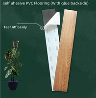 2,0mm LVT-Bodenbelag 100% Neues Design Trockenrücken Selbstklebende Holzoptik Kunststoff-PVC-Vinyl-Bodenplanken