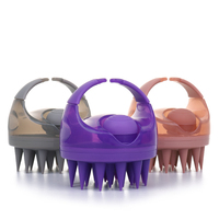 Brosse en silicone pour le lavage des cheveux, applicateur de cheveux, peigne, épurateur de cuir chevelu, shampooing, brosse avec distributeur