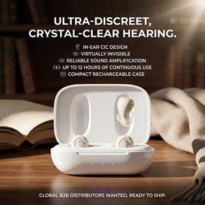 SUPER SEPTEMBER Aide auditive invisible <span class=keywords><strong>pour</strong></span> adultes Prothèses auditives Minuscule Mini aide auditive ultra petite Son clair - Product Image 4